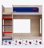 Spiderman Bunk Bed in Oak Finish with Drawer Storage