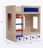 Spiderman Bunk Bed in Oak Finish with Drawer Storage