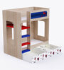 Spiderman Bunk Bed in Oak Finish with Drawer Storage