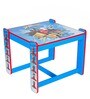 Spiderman Themed Activity Table with 2 Chairs in Blue Colour