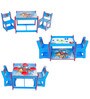 Spiderman Themed Activity Table with 2 Chairs in Blue Colour