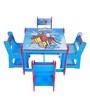 Spiderman Themed Activity Table with 4 Chairs in Blue Colour