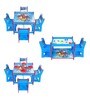 Spiderman Themed Activity Table with 4 Chairs in Blue Colour