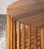 Spindle Teak Wood Coffee Table In Natural Finish