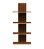 Spine Floating Mdf Wall Shelf In Brown