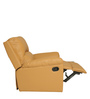 Spino Leatherette Manual 1 Seater Recliner in Camel Colour