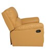 Spino Leatherette Manual 1 Seater Recliner in Camel Colour