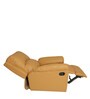 Spino Leatherette Manual 1 Seater Recliner in Camel Colour