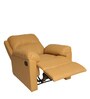 Spino Leatherette Manual 1 Seater Recliner in Camel Colour