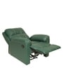 Spino Leatherette Manual 1 Seater Recliner In Green Colour