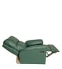 Spino Leatherette Manual 1 Seater Recliner In Green Colour