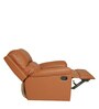 Spino Leatherette Manual 1 Seater Recliner in Tan Colour