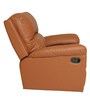 Spino Leatherette Manual 1 Seater Recliner in Tan Colour
