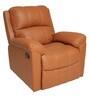 Spino Leatherette Manual 1 Seater Recliner in Tan Colour