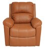Spino Leatherette Manual 1 Seater Recliner in Tan Colour