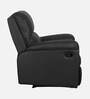 Spino Leatherette 1 Seater Manual Recliner In Black Colour