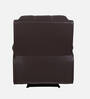 Spino Leatherette 1 Seater Manual Recliner In Brown Colour