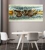 Spiral Embossed Original Painting On Metal Sheet