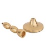 Spiral Gold Aluminium Candle Holder