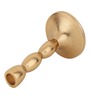 Spiral Gold Aluminium Candle Holder
