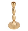 Spiral Gold Aluminium Candle Holder