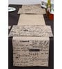 Beige Jute 72x15 Inches Table Runner