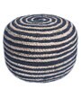 Spiral Natural Jute Pouffe