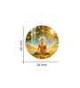 Spiritual Buddha Acrylic Round Wall Art