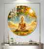 Spiritual Buddha Acrylic Round Wall Art