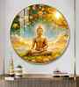 Spiritual Buddha Acrylic Round Wall Art
