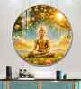 Spiritual Buddha Acrylic Round Wall Art