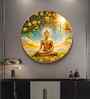 Spiritual Buddha Acrylic Round Wall Art