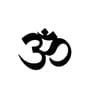 Spiritual Om Peaceful Symbol Metal Art Wall Decor