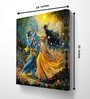 Spiritual Radha Krishna Canvas Painting