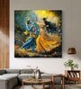 Spiritual Radha Krishna Canvas Painting