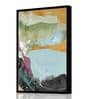 Splash Multicolour Synthetic Wood Wall Art