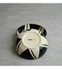(Set Of 2) Splash Stoneware Snack Bowl (Black & White)