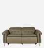 Splendor Motorised Leather 2 Seater Recliners With Usb & Type C Charging Ports In Green Color