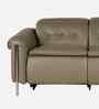 Splendor Motorised Leather 3 Seater Recliners With Usb & Type C Charging Ports In Green Color