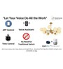 Splendor Gold Metal Smart Chandelier