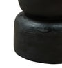 Spoleto Round Coffee Table in Back Finish With Marble Top Spoleto Round Coffee Table in Back Finish With Marble Top