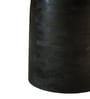 Spoleto Round Side Table in Black Finish With Marble Top Spoleto Round Side Table in Black Finish With Marble Top