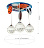 Sports Ceiling Light in Multicolour