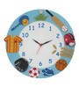 Sports Multicolor wooden Kids Wall Clock