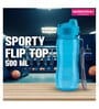 Varmora Sporty Flip Top FDA Approved BPA-Free Hygienic 100% Food-Grade Material Water Bottle
