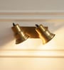 Spot Light Wall Lamp Antique Brass Finish with Double Movement | Picture Light to Highlight Showpiece, Above Mirror