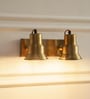 Spot Light Wall Lamp Antique Brass Finish with Double Movement | Picture Light to Highlight Showpiece, Above Mirror