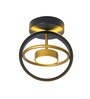 Spotter Black Round LED Ceiling Light