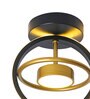 Spotter Black Round LED Ceiling Light