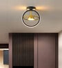 Spotter Black Round LED Ceiling Light